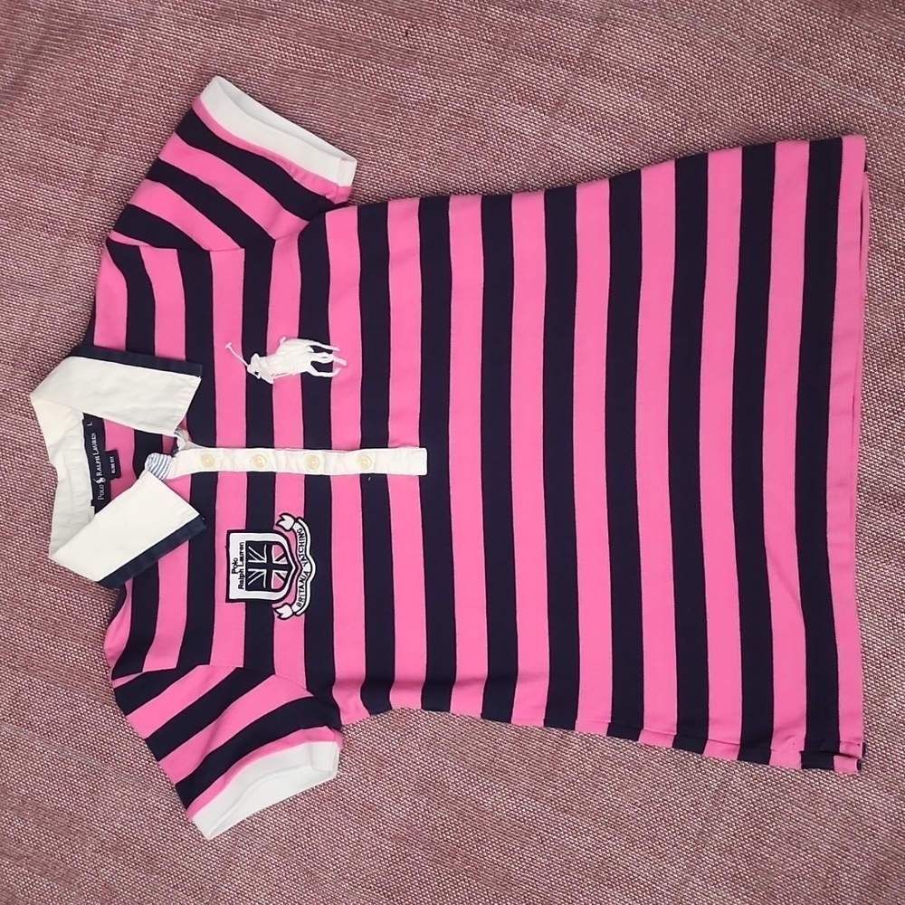 Polo Ralph Lauren Slim Fit Polo - Britannia Sailing Size Large Kids
